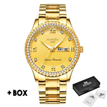 Load image into Gallery viewer, Haiqin Fashion Diamond trim Quartz Mens Watches Top Brand Luxury men watch Ladies Wrist Watch Unisex Lady Relogio Feminino 2019
