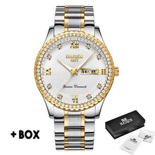 Load image into Gallery viewer, Haiqin Fashion Diamond trim Quartz Mens Watches Top Brand Luxury men watch Ladies Wrist Watch Unisex Lady Relogio Feminino 2019
