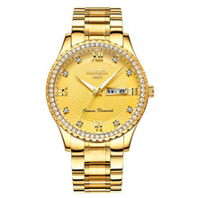 Load image into Gallery viewer, Haiqin Fashion Diamond trim Quartz Mens Watches Top Brand Luxury men watch Ladies Wrist Watch Unisex Lady Relogio Feminino 2019

