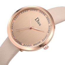 Load image into Gallery viewer, Women's Watches Top Brand Fashion Womens Ladies Simple Watches Zegarek Damsk iLeather Analog Quartz Wrist Watch clock saat Gift
