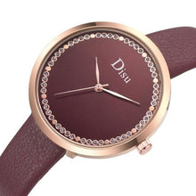 Load image into Gallery viewer, Women's Watches Top Brand Fashion Womens Ladies Simple Watches Zegarek Damsk iLeather Analog Quartz Wrist Watch clock saat Gift
