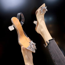 Load image into Gallery viewer, Luxury Women Pumps 2019 Transparent High Heels Sexy Pointed Toe Slip-on Wedding Party Brand Fashion Shoes for Lady Thin Heels
