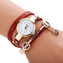 Load image into Gallery viewer, Quartz Watches Women Watches часы Accessories Luxury Fashion Casual Leather Strap wrist watches Gifts Wholesale Free Ship
