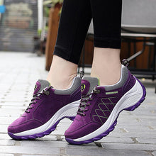 Load image into Gallery viewer, Sneakers women spring autumn casual lace-up platform shoes woman wedge comfortable women shoes lady sport shoes high increase
