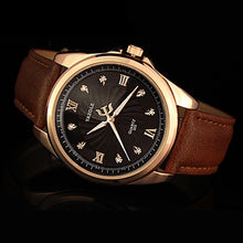 Load image into Gallery viewer, Business Men&#39;s Watches Luxury Diamond Men Large Dial Wrist Watch Leather Watchband Analog Clock reloj hombre erkek kol saati

