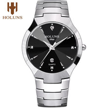 Load image into Gallery viewer, Relogio Masculino 2019 Holuns Tungsten Steel Men Watch Quartz Brand luxury Casual Diamond Male Wrist Watch Dress Waterproof
