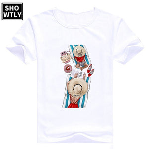 Showtly Super mama mother's love New T Shirt Female oversized Women T-shirt  Korean Fashion Clothing Streetwear Vogue T-shirts