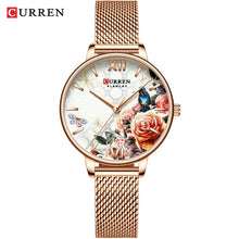 Load image into Gallery viewer, CURREN Women Watches Fashion Casual Watch Designer Ladies Watch Luxury Diamond Quartz RoseGold Wrist Watch Gifts For Women
