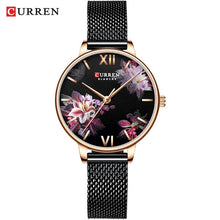 Load image into Gallery viewer, CURREN Women Watches Fashion Casual Watch Designer Ladies Watch Luxury Diamond Quartz RoseGold Wrist Watch Gifts For Women
