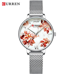 CURREN Women Watches Fashion Casual Watch Designer Ladies Watch Luxury Diamond Quartz RoseGold Wrist Watch Gifts For Women