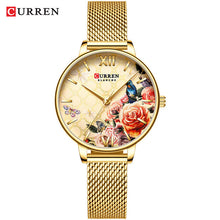 Load image into Gallery viewer, CURREN Women Watches Fashion Casual Watch Designer Ladies Watch Luxury Diamond Quartz RoseGold Wrist Watch Gifts For Women
