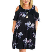 Load image into Gallery viewer, Big size 9XL Woman Summer dress Loose sexy solid plus size dresses off the shoulder women clothing 9XL party dress vestidos

