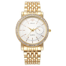 Load image into Gallery viewer, Diamond Women Luxury Brand Watch 2019 Rhinestone Elegant Ladies Watches Gold Clock Wrist Watches For Women relogio feminino 2019
