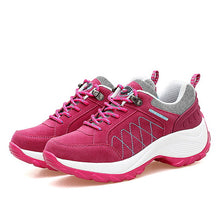 Load image into Gallery viewer, Sneakers women spring autumn casual lace-up platform shoes woman wedge comfortable women shoes lady sport shoes high increase
