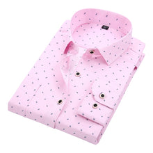 Load image into Gallery viewer, 2020 New Men Shirt Spring Long Sleeve Plaid Print High Quality Social Dress Causal Shirt Men Brand Clothing Camisa DS-110

