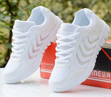 Load image into Gallery viewer, Shoes women 2019 New Arrivals fashion Sneakers Breathable mesh Woman spring summer fiat Casual shoes
