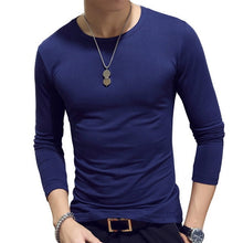 Load image into Gallery viewer, 2020 Spring Men T-Shirts Long Sleeve O-Neck Casual Fitness Jogging Solid Fashion Tee Basic Running Homme Top Clothing
