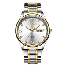 Load image into Gallery viewer, Reloj Hombre  Luxury Brand Watch Men Stainless Steel Diamond Men's Quartz Watch Clock Analog Display Date Week Wrist Watches
