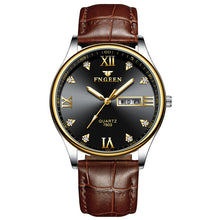 Load image into Gallery viewer, Reloj Hombre  Luxury Brand Watch Men Stainless Steel Diamond Men's Quartz Watch Clock Analog Display Date Week Wrist Watches
