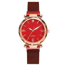 Load image into Gallery viewer, Rose Gold Women Watch 2019 Top Brand Luxury Magnetic Starry Sky Lady Wrist Watch Mesh Female Clock For Dropship relogio feminino
