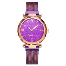 Load image into Gallery viewer, Rose Gold Women Watch 2019 Top Brand Luxury Magnetic Starry Sky Lady Wrist Watch Mesh Female Clock For Dropship relogio feminino
