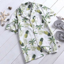 Load image into Gallery viewer, 2019 Eye-Catching Shirts Hawaiian Mens Shirts Dress Short Sleeve Lapel Collar Floral Beach Vacation Clothing Summer 4XL Tropical
