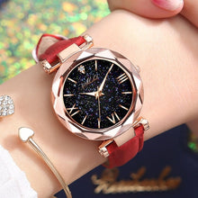 Load image into Gallery viewer, Top Brand watch Unisex Stars Little Point Frosted Belt Watch Dotted With Roman Scale Watch relogio feminino @5
