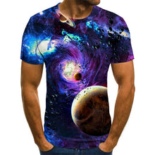 Load image into Gallery viewer, 2019 New Design Men T Shirts 3D Print Starry sky Summer Tops Men Short Sleeve Fashion T-Shirt
