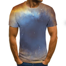 Load image into Gallery viewer, 2019 New Design Men T Shirts 3D Print Starry sky Summer Tops Men Short Sleeve Fashion T-Shirt
