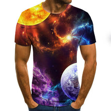 Load image into Gallery viewer, 2019 New Design Men T Shirts 3D Print Starry sky Summer Tops Men Short Sleeve Fashion T-Shirt
