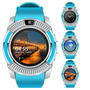 Bluetooth Smart Watch Phone with Camera Sim TF Card Android SmartWatch Phone Call Bracelet Watch for Android Smart Phone