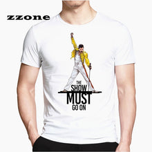 Load image into Gallery viewer, Freddie Mercury The Queen Band T-Shirt Mens Hip Hop Rock Hipster T Shirt Casual Tshirts harajuku Top Tees HCP4535
