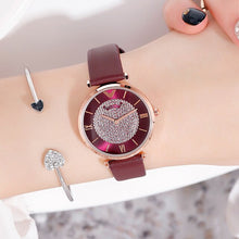 Load image into Gallery viewer, Ladies Watch 2019 Top Brand Women Rose Gold Wrist Watches For Women relogio feminino Luxury Diamond Magnetic Mesh Quartz Clock

