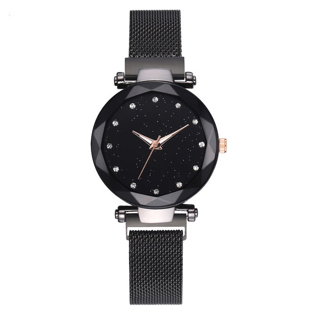 Women Watch Women Magnet Starry Sky Ladies Quartz Sport Wrist Watch reloj mujer Female Clock Free Shipping relogio feminino