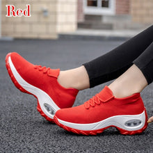 Load image into Gallery viewer, NAUSK Platform Sneakers Shoes Breathable Casual Shoes Woman Fashion Height Increasing Ladies Shoes Plus Size 36-42 2020
