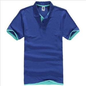 2019 Summer Brand Men Polo shirt Casual Cotton Short Sleeve Men Polos Shirts Plus Size 3XL jerseys Golf Tennis Polos masculina