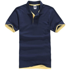 2019 Summer Brand Men Polo shirt Casual Cotton Short Sleeve Men Polos Shirts Plus Size 3XL jerseys Golf Tennis Polos masculina