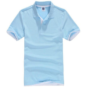 2019 Summer Brand Men Polo shirt Casual Cotton Short Sleeve Men Polos Shirts Plus Size 3XL jerseys Golf Tennis Polos masculina