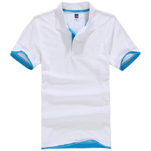 2019 Summer Brand Men Polo shirt Casual Cotton Short Sleeve Men Polos Shirts Plus Size 3XL jerseys Golf Tennis Polos masculina