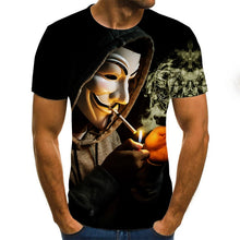 Load image into Gallery viewer, 2020 hot-sale Clown 3D Printed T Shirt Men Joker Face Male tshirt 3d Clown Short Sleeve Funny T Shirts Tops &amp; Tees XXS-6XL
