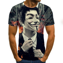 Load image into Gallery viewer, 2020 hot-sale Clown 3D Printed T Shirt Men Joker Face Male tshirt 3d Clown Short Sleeve Funny T Shirts Tops &amp; Tees XXS-6XL

