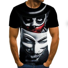 Load image into Gallery viewer, 2020 hot-sale Clown 3D Printed T Shirt Men Joker Face Male tshirt 3d Clown Short Sleeve Funny T Shirts Tops &amp; Tees XXS-6XL
