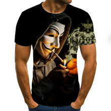 Load image into Gallery viewer, 2020 hot-sale Clown 3D Printed T Shirt Men Joker Face Male tshirt 3d Clown Short Sleeve Funny T Shirts Tops &amp; Tees XXS-6XL
