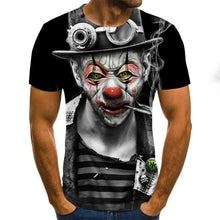 Load image into Gallery viewer, 2020 hot-sale Clown 3D Printed T Shirt Men Joker Face Male tshirt 3d Clown Short Sleeve Funny T Shirts Tops &amp; Tees XXS-6XL

