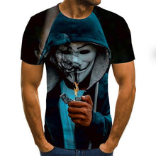 Load image into Gallery viewer, 2020 hot-sale Clown 3D Printed T Shirt Men Joker Face Male tshirt 3d Clown Short Sleeve Funny T Shirts Tops &amp; Tees XXS-6XL
