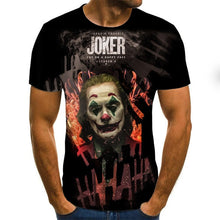 Load image into Gallery viewer, 2020 hot-sale Clown 3D Printed T Shirt Men Joker Face Male tshirt 3d Clown Short Sleeve Funny T Shirts Tops &amp; Tees XXS-6XL
