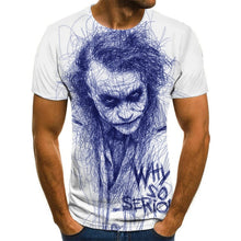 Load image into Gallery viewer, 2020 hot-sale Clown 3D Printed T Shirt Men Joker Face Male tshirt 3d Clown Short Sleeve Funny T Shirts Tops &amp; Tees XXS-6XL
