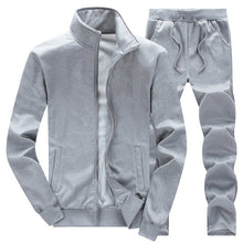 Load image into Gallery viewer, Tracksuit Men Sets Spring Autumn Hooded Sweatshirt Casual Set Men's Sportsuit Jacket+Pants Male 2020 Brand Sportswear Clothing
