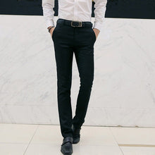 Load image into Gallery viewer, Suit Pants Men Dress Pants Men Business Trousers Man 2020 Fashion Male Straight Pants Solid Fit Smart Classic Trousers
