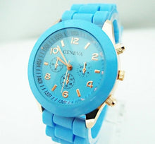 Load image into Gallery viewer, Luxury Brand Silicone quartz watch women men ladies fashion bracelt wrist watch wristwatch relogio feminino masculino Clock
